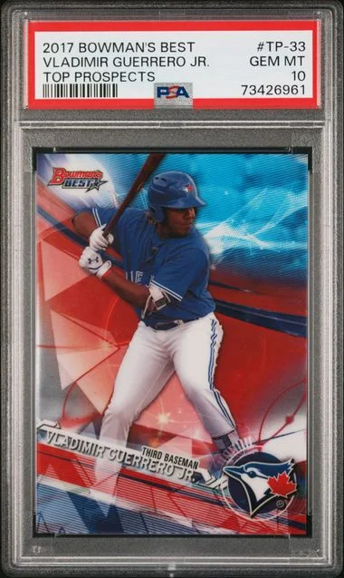 2017 Bowman Best Vladimir Guerrero Jr. Top Prospects #Tp-33 card image