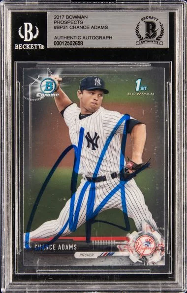2017 Bowman Chance Adams Prospects #BP-31 card image