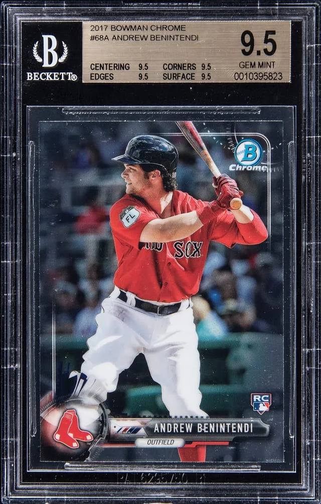 2017 Bowman Chrome Andrew Benintendi #68 card image