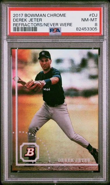 2017 Bowman Chrome Derek Jeter Refractors That Never Were #DJ card image