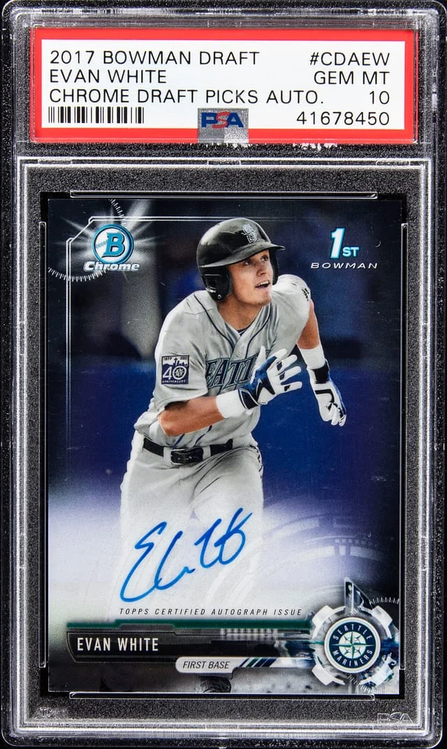 2017 Bowman Chrome Draft Evan Picks Autographs #CDAEW card image