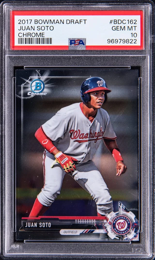 2017 Bowman Chrome Draft Juan Soto #BDC-162 card image