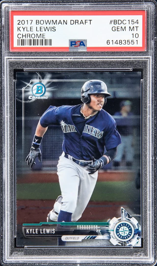 2017 Bowman Chrome Draft Kyle Lewis #BDC154 card image