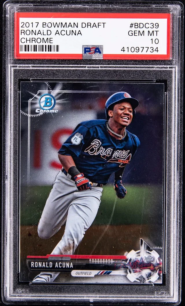 2017 Bowman Chrome Draft Ronald Acuna #BDC-39 card image