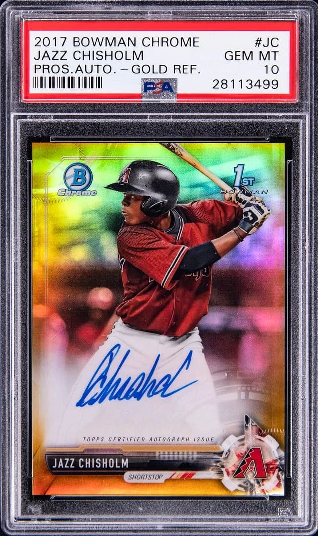 2017 Bowman Chrome Jazz Chisholm Prospect Autographs #JC card image
