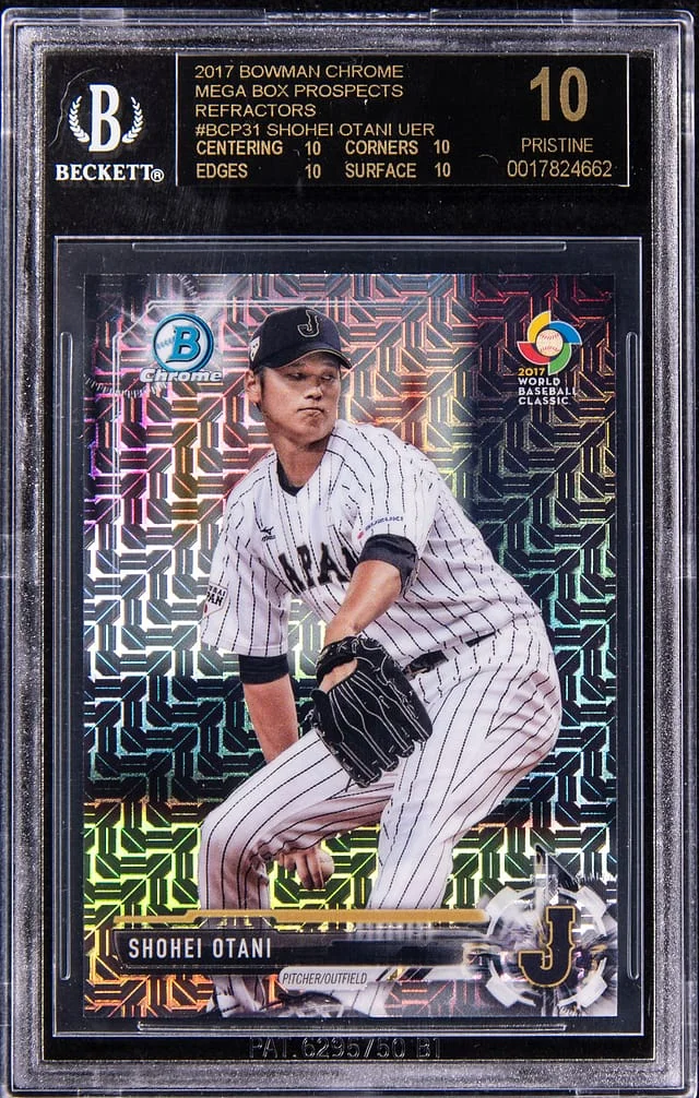 2017 Bowman Chrome Mega Box Shohei Ohtani Prospects Refractor #BCP-31 card image