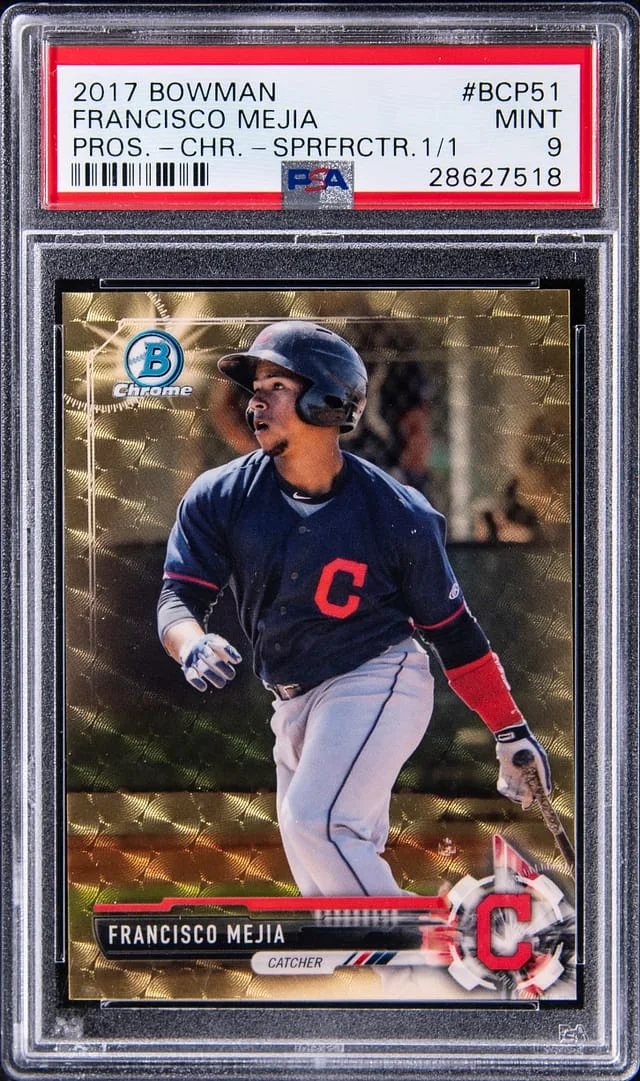 2017 Bowman Chrome Prospects Francisco Mejia SuperFractor #BCP51 card image