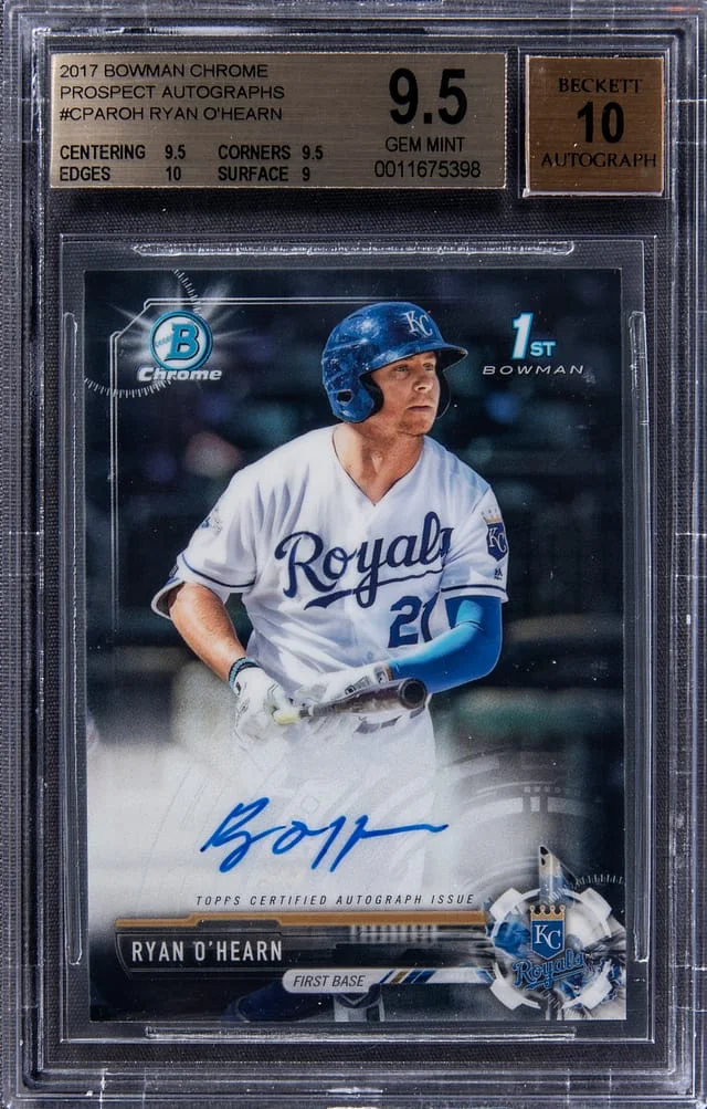 2017 Bowman Chrome Ryan O'Hearn Prospect Autographs #CPA-ROH card image