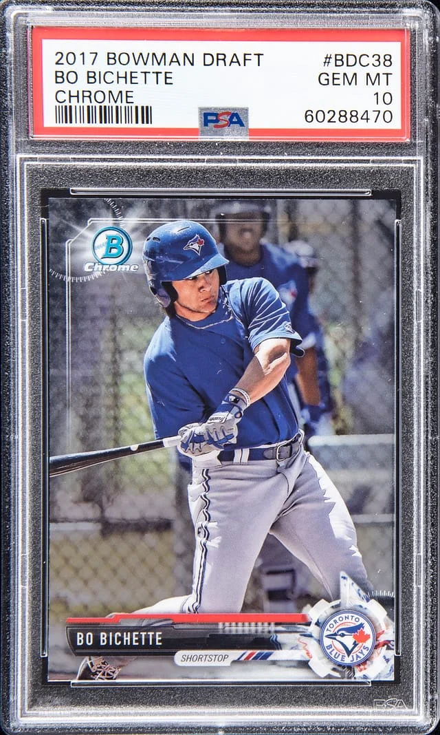 2017 Bowman Draft Bo Bichette Chrome #BDC-38 card image