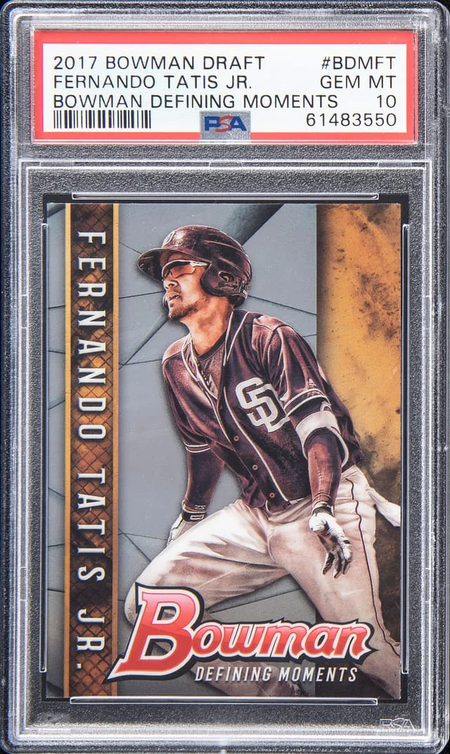 2017 Bowman Draft Fernando Tatis Jr. Defining Moments #BDM-FT card image