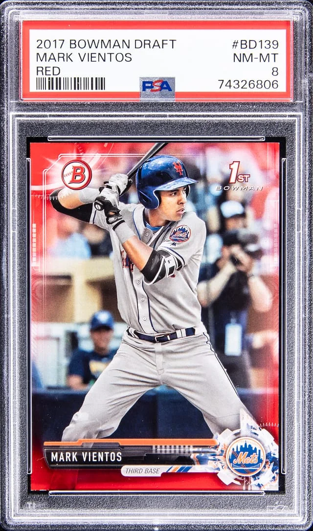 2017 Bowman Draft Mark Vientos Red #BD139 card image