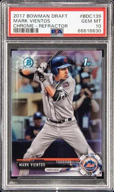 2017 Bowman Draft Mark Vientos Chrome-Refractor #BDC139 card image