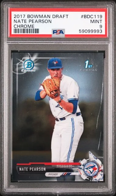 2017 Bowman Draft Nate Pearson Chrome #Bdc119 card image