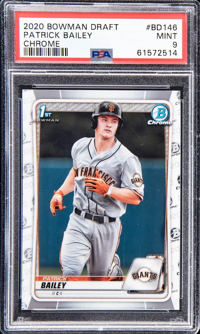 2017 Bowman Draft Patrick Bailey Chrome #BD-146 card image