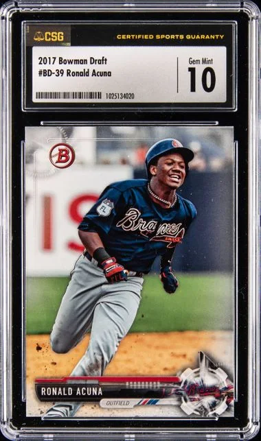 2017 Bowman Draft Ronald Acuna #BD39 card image