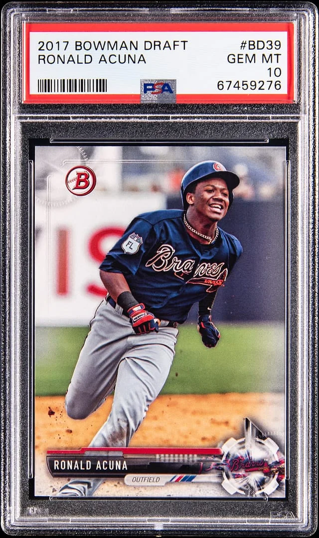 2017 Bowman Draft Ronald Acuna Jr. #BD-39 card image
