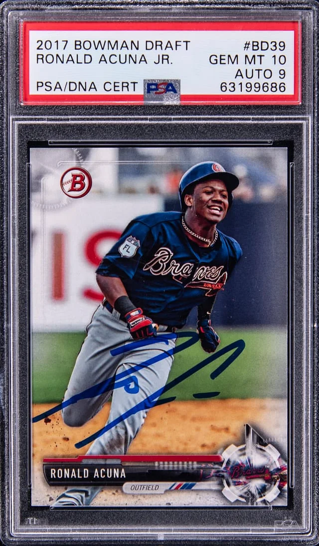 2017 Bowman Draft Ronald Acuna Jr #BD39 card image