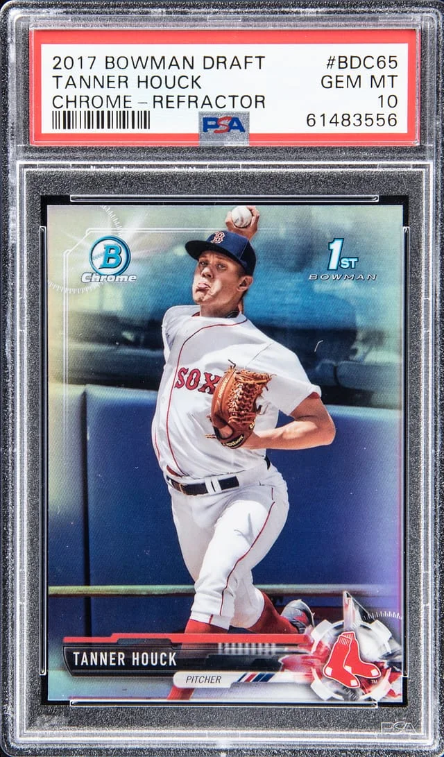 2017 Bowman Draft Tanner Houck Chrome Refractor #BDC-65 card image