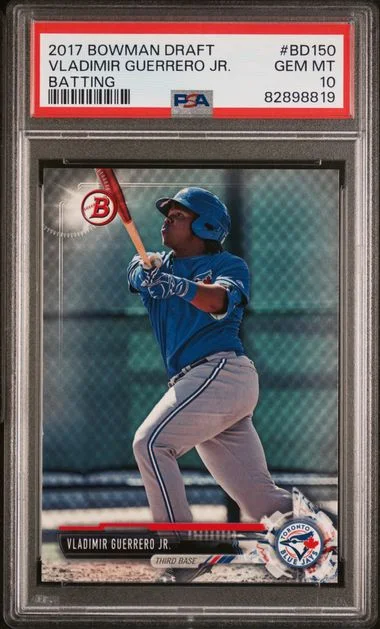 2017 Bowman Draft Vladimir Guerrero Jr. Batting #Bd150 card image