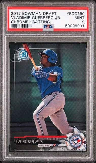 2017 Bowman Draft Vladimir Guerrero Jr. Chrome-Batting #Bdc150 card image