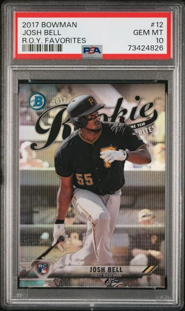 2017 Bowman Josh Bell Of The Year Roy Favorites #ROYF-12 card image