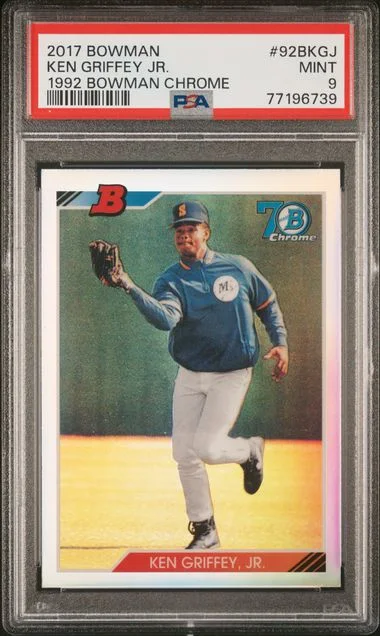2017 Bowman Ken Griffey Jr. 1992 Bowman Chrome #92BKGJ card image