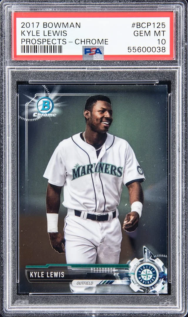 2017 Bowman Kyle Lewis Prospects Chrome #BCP-125 card image