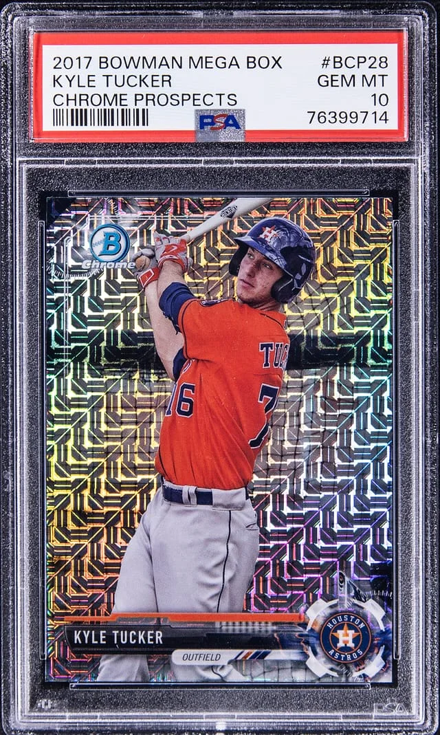 2017 Bowman Kyle Tucker Mega Box Chrome Prospects #BCP28 card image
