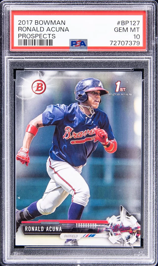 2017 Bowman Ronald Acuna Prospects #BP127 card image