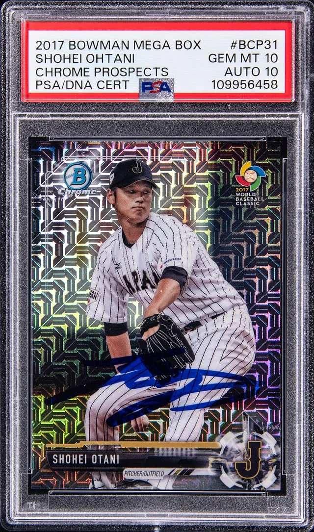 2017 Bowman Shohei Ohtani Mega Box Chrome Prospects #BCP-31 card image