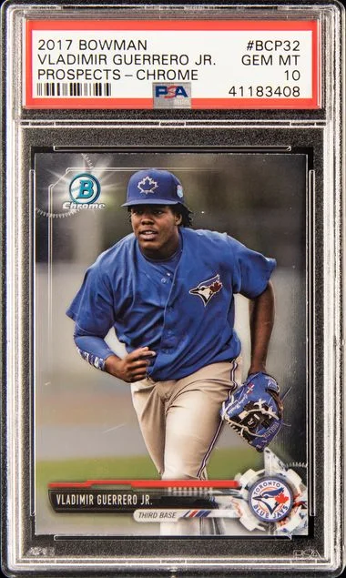 2017 Bowman Vladimir Guerrero Jr. Prospects Chrome #Bcp32 card image
