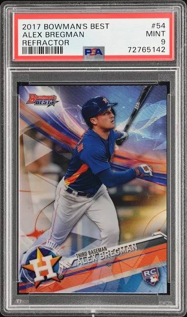 2017 Bowman's Best Alex Bregman Refractor #54 card image
