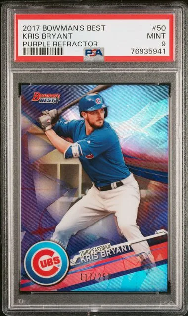2017 Bowman's Best Kris Bryant #50 card image