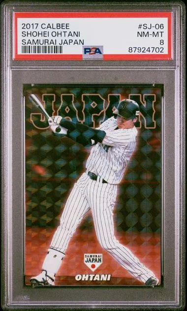2017 Calbee Samurai Japan Shohei Ohtani #SJ-06 card image
