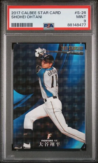 2017 Calbee Star Card Shohei Ohtani #S-26 card image