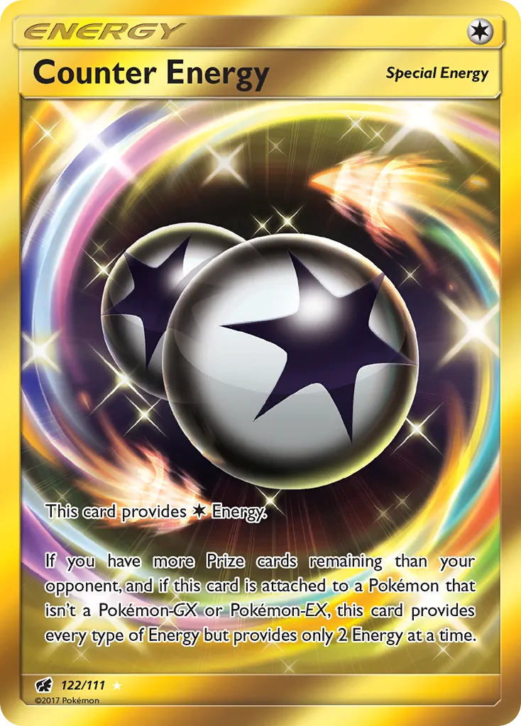 2017 Crimson Invasion Counter Energy #122/111 Rare Secret card image