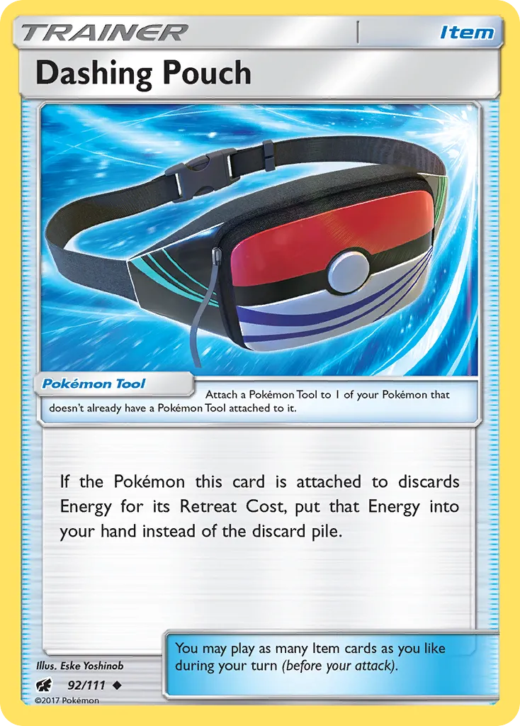 2017 Crimson Invasion Dashing Pouch #092/111 Uncommon card image
