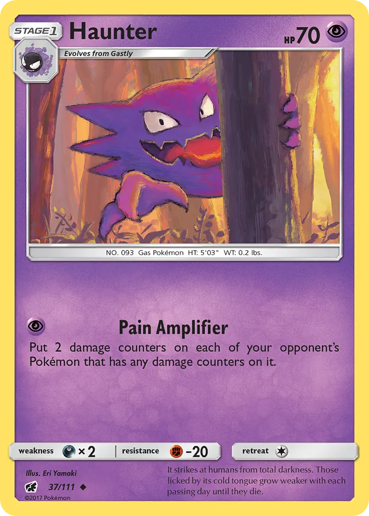 2017 Crimson Invasion Haunter #037/111 Uncommon card image