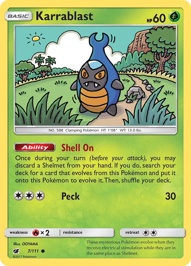 2017 Crimson Invasion Karrablast Common #007/111 Common card image
