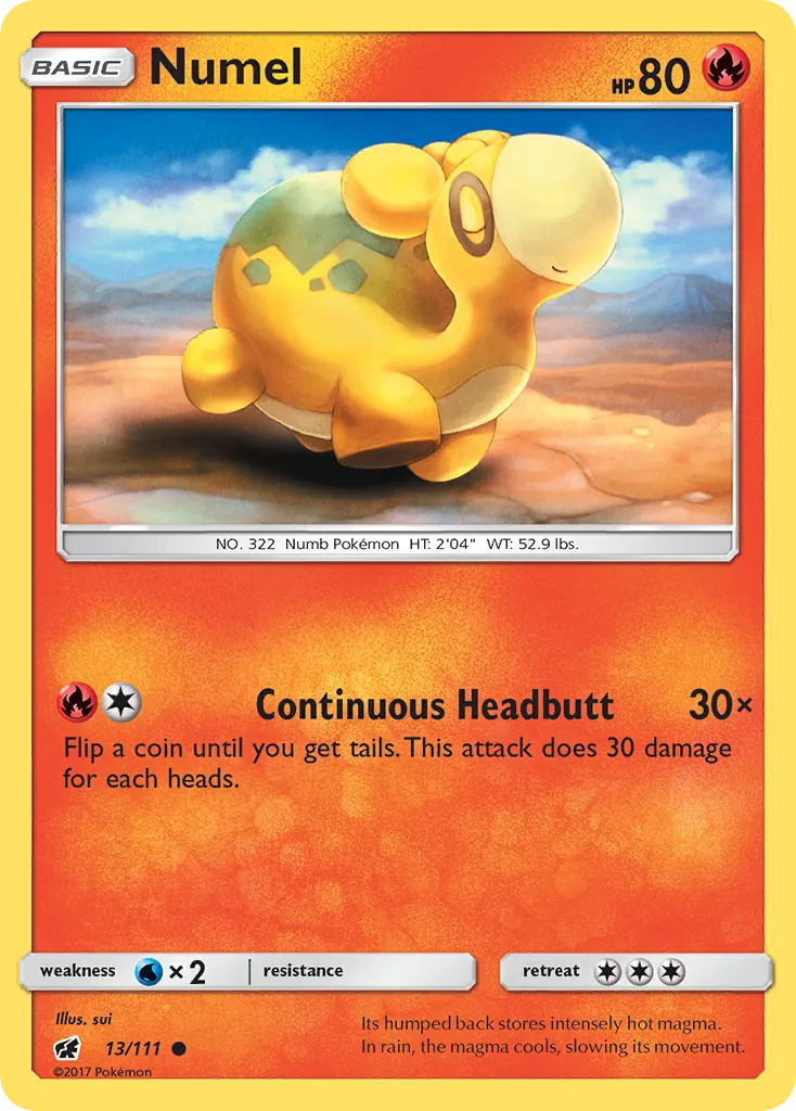 2017 Crimson Invasion Numel Common #013/111 Common card image