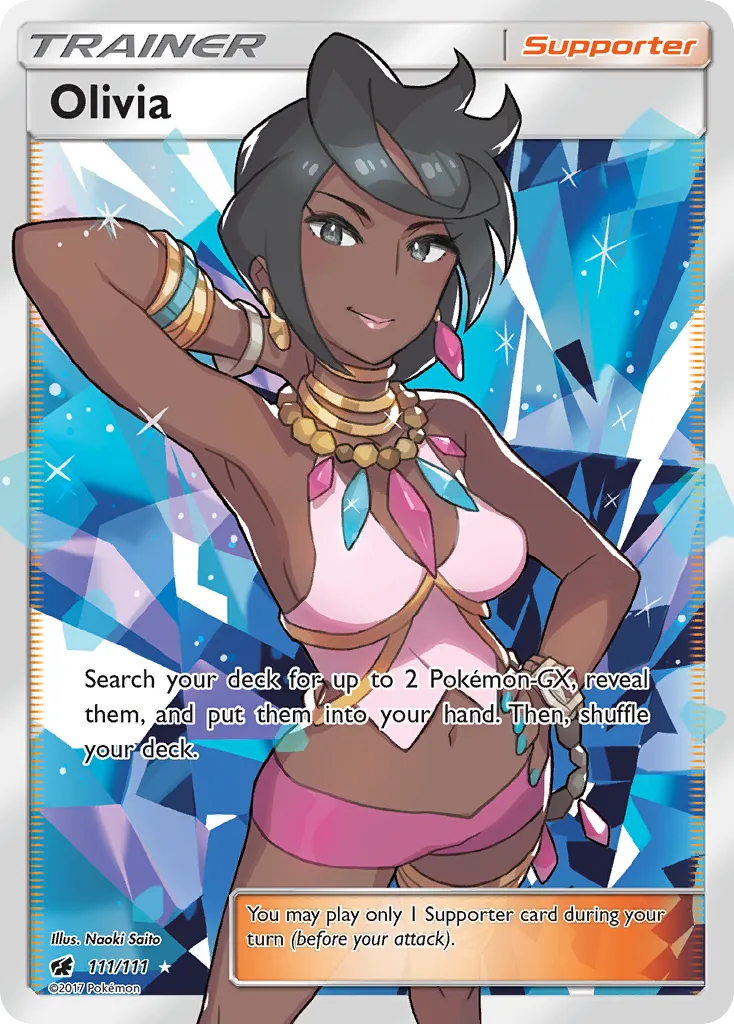 2017 Crimson Invasion Olivia #111/111 Rare Ultra card image