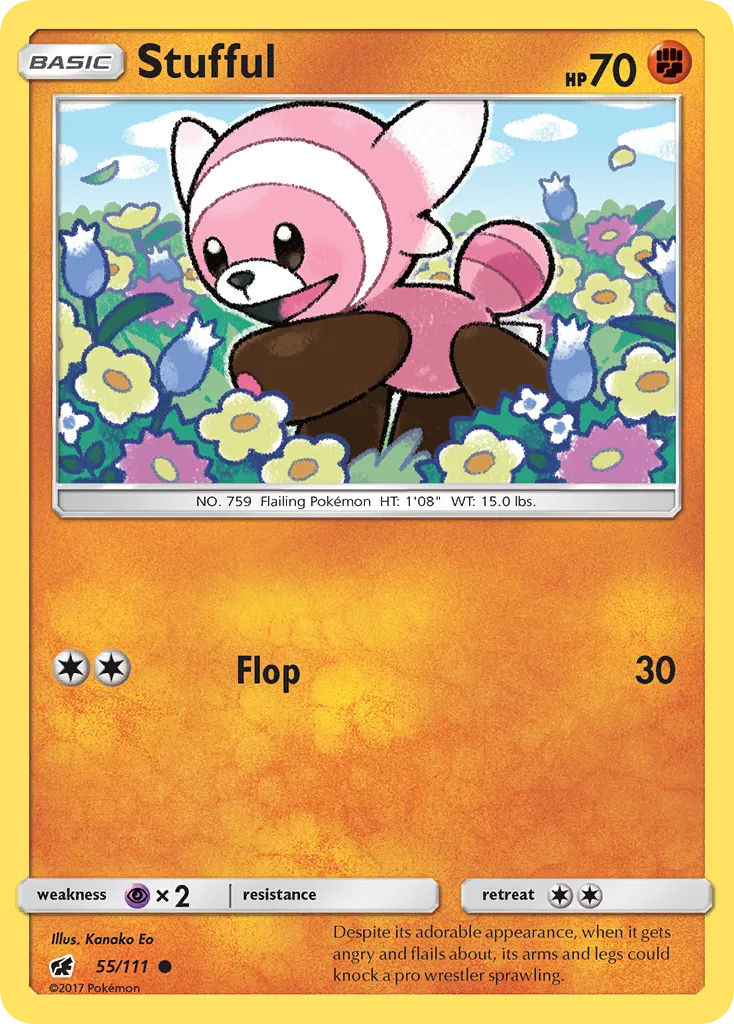 2017 Crimson Invasion Stufful Common #055/111 Common card image