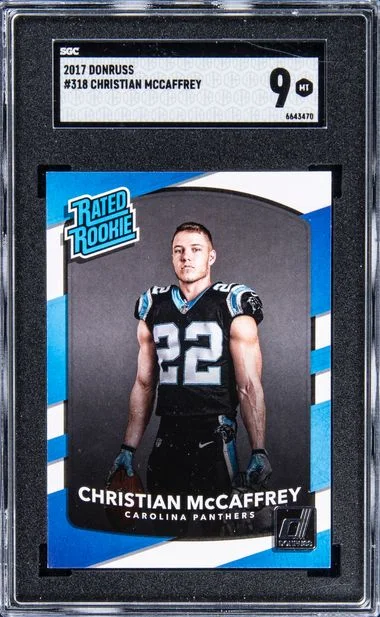 2017 Donruss Christian Mccaffrey #318 card image