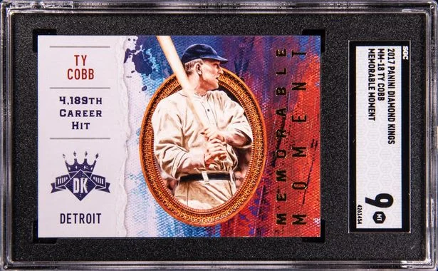 2017 Donruss Diamond Kings Ty Cobb Memorable Moment #Mm18 card image