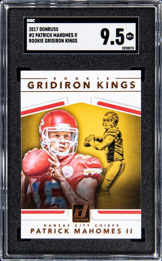 2017 Donruss Patrick Mahomes II Gridiron Kings #2 card image