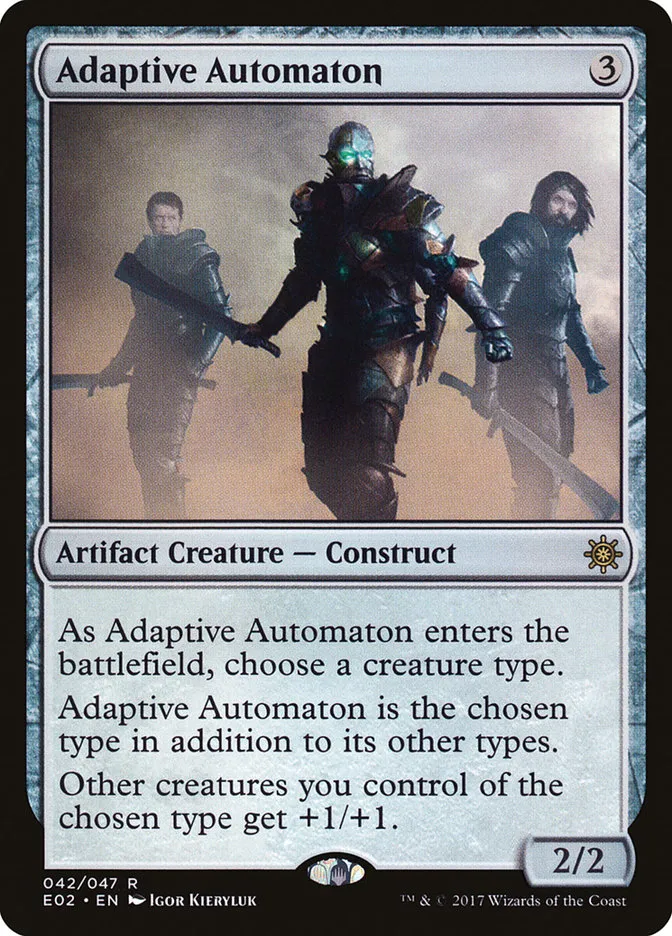 2017 Explorers of Ixalan Adaptive Automaton rare #42 unlisted card image