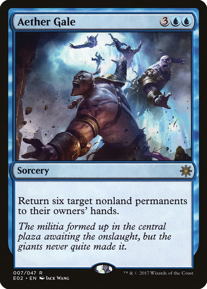2017 Explorers of Ixalan Aether Gale rare #7 unlisted card image