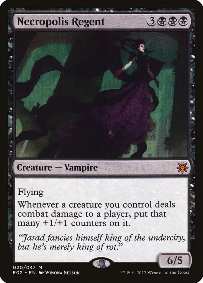 2017 Explorers of Ixalan Necropolis Regent mythic #20 unlisted card image
