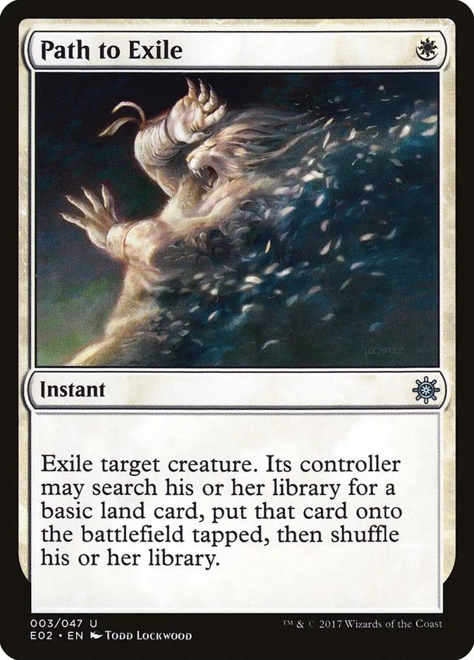 2017 Explorers of Ixalan Path to Exile uncommon #3 unlisted card image
