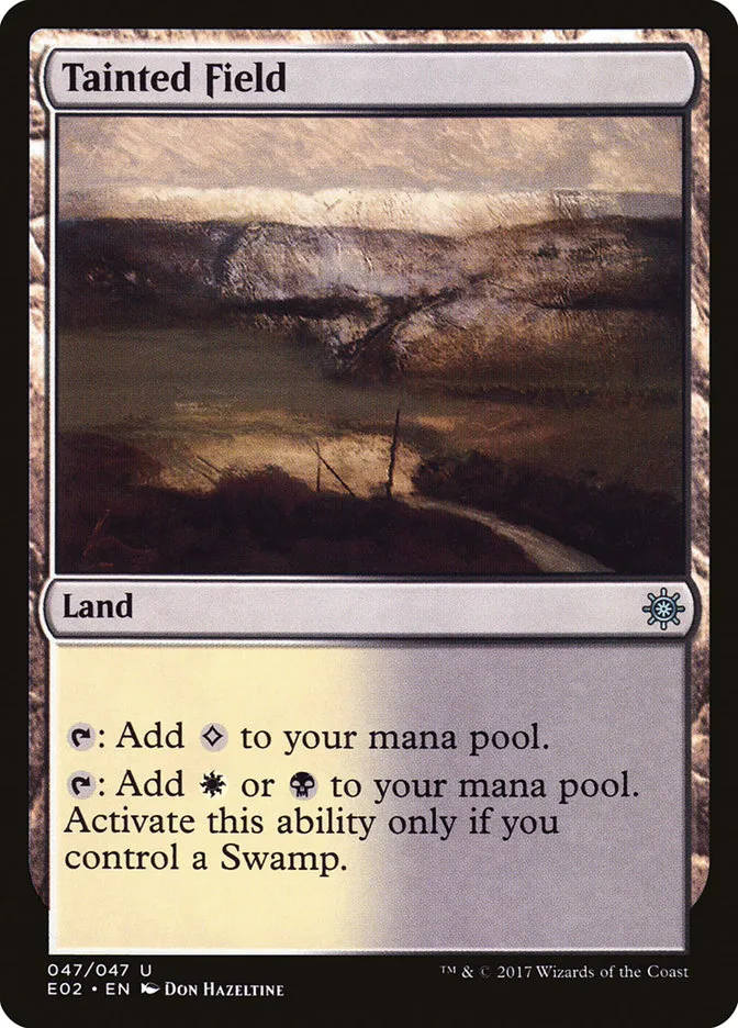 2017 Explorers of Ixalan Tainted Field uncommon #47 unlisted card image